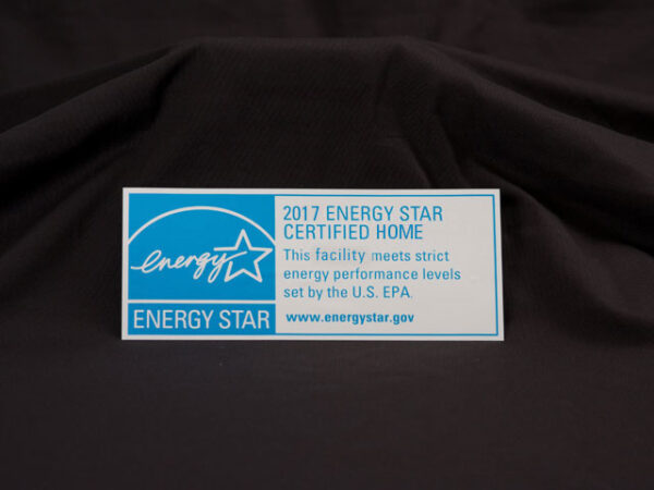 2017 Energy Star Certified Home Decal