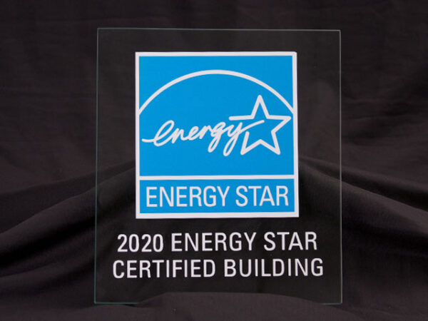 2020 Energy Star Certified Building Glass Plaque