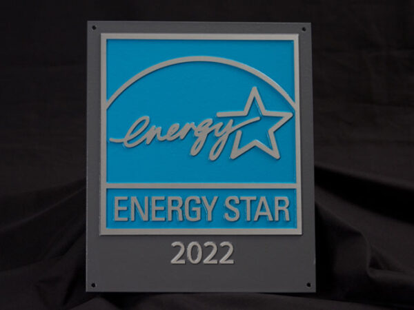 2022 Energy Star Aluminum Plaque