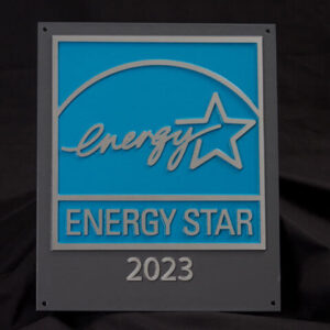 EPA Recycled Aluminum Plaque, 2023, for buildings and plants KIT