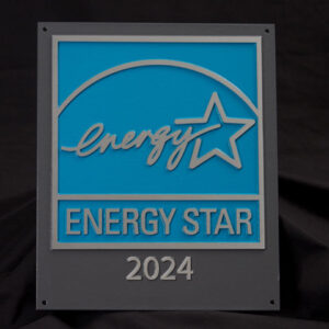 EPA Recycled Aluminum Plaque, 2024, for buildings and plants KIT