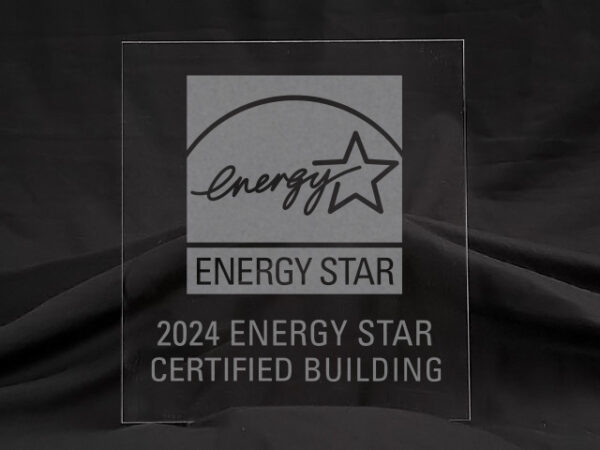 2024 Energy Star Certified Building Etched-look Plaque